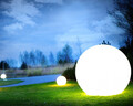 Biała kula okrągła lampa do domu i ogrodu Ø 60cm
