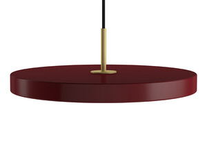 Lampa wisząca Asteria 43cm w kolorze rubinowo czerwonym