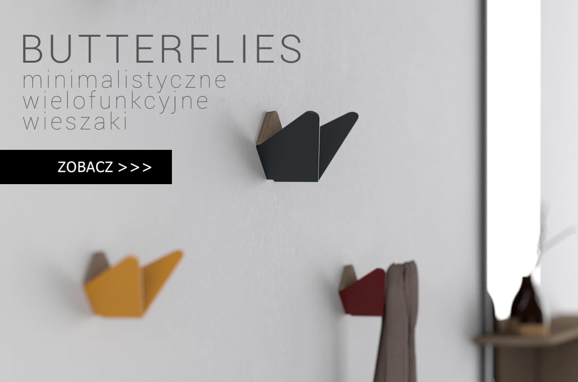 wieszaki butterflies