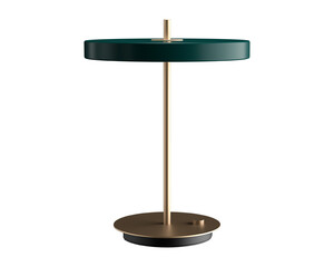 Lampa stojąca Asteria Table w kolorze leśniej zieleni